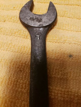 Vintage Williams No.  2 Single Open - end 19/32 Engineers Wrench 3