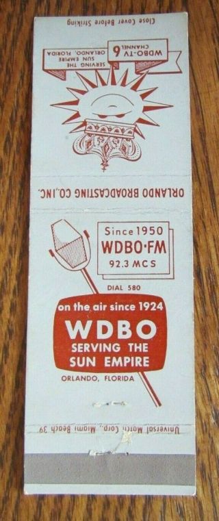 Media - Radio Station: Wdbo 92.  3 & Wdbo - Tv (orlando,  Florida) - G14
