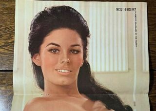 Vintage Playboy Centerfold Only Miss February 1965 Jessica St.  George