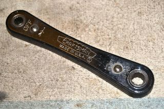 Craftsman Ratcheting Box Wrench 1/4 X 5/16 Inch 12 Point Quality Vintage Usa