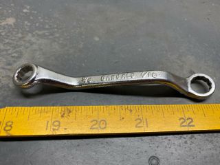 Vintage Barcalo Buffalo 3/8” X 7/16” 12 Point Offset Double Box End Wrench