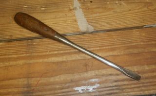 Antique Tobrin No.  6 " Perfect Handle " Flat Head Screwdriver 11 1/4 " Vintage Tool