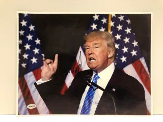 President Donald Trump Hand - Signed 8x10 Photo With