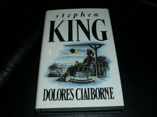 Signed Autographed Hardback Book By Stephen King Dolores Claiborne
