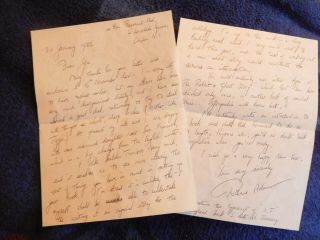 Watership Down Author Richard Adams - Autograph Letter Signed