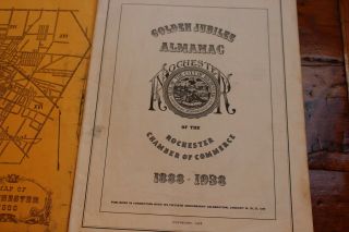 Vintage Golden Jubilee Almanac 1938 Rochester York 3