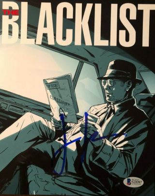 James Spader Signed Autographed 8x10 Photo Blacklist Beckett Authentication