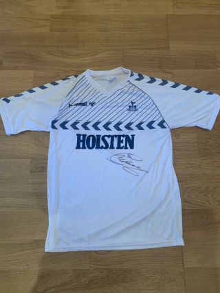 Chris Waddle Signed Retro Tottenham Shirt Authentic With.  Xmas Present