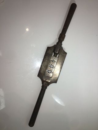 J M King & Co Waterford Ny Antique Vintage Adjustable Bolt Threader No.  42
