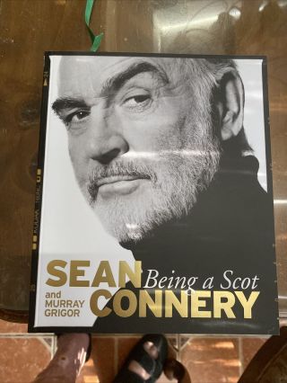 Sean Connery Autographed Signed Book - ‘ Being A Scot ‘ 007