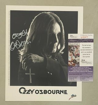 Ozzy Osbourne Signed 8x10 Photo Autographed Auto Jsa
