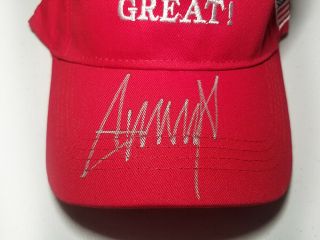 Donald Trump Hat Signed Autographed Signature MAGA Make America Great Again 2