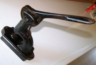 Antique Cast Iron Eyelet Leather Punch/press (the Chalenge) Patt.  1887