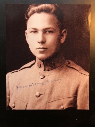 Frank Woodruff Buckles Wwi Rare Signed 8x10 Last American Doughboy Wwi 1901 - 1911