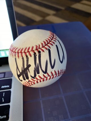 President Donald Trump Signed Autographed Major League Baseball With