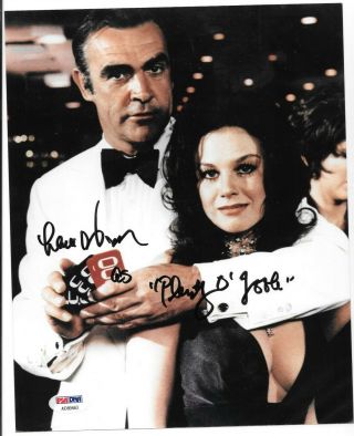 Lana Wood Psa/dna Authenticated Signed /autographed 8x10 Color Photo James Bond