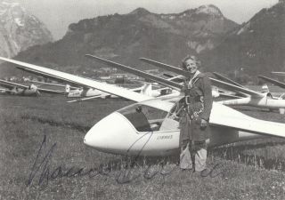 Hanna Reitsch German Wwii Female Test Pilot Dbl Signed Photo W/original Envelope