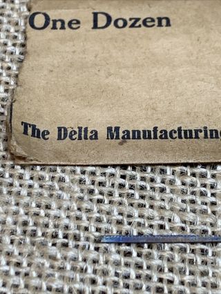 11 Vintage Delta Mfg.  Co.  Milwaukee 1930 ' s ?? Jewelers Blades No.  95.  016 2