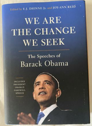 President Barack Obama Signed Autographed We Are The Change We Seek