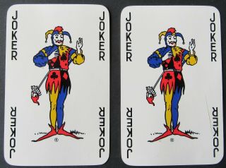 Jokers 2 Vintage Single Swap Playing Cards Pair National Trust Of Scotland