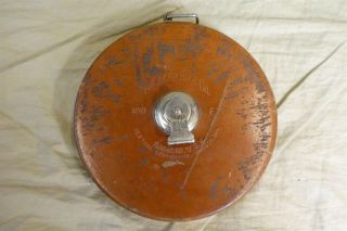 Vintage Lufkin Rule Co.  100 Foot Metallic Tape Measure