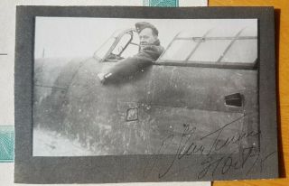 Wwii Raf Battle Of Britain Hurricane Fighter Ace Stan Turner Dso Dfc Signed