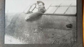 WWII RAF Battle of Britain Hurricane fighter ace Stan Turner DSO DFC signed 2