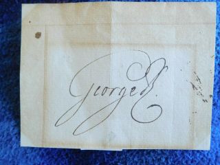King George Iii Signature