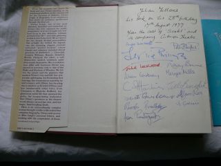 Sextet Cast Signed Julian Fellowes Autograph Vivien Leigh Book Rare 1977 Stage