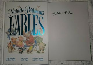 Natalie Portman Signed Fables Book 1st/1st Star Wars Rare 3