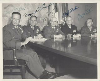 Joint Chiefs Of Staff.  Signed Photograph Of The Joint Chiefs Of Staff 1957 - 1959