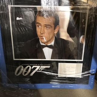 Sean Connery Signed Display James Bond