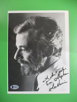 Stephen Sondheim Vintage Signed Autographed 7.  25x10 B&w Photo Bas