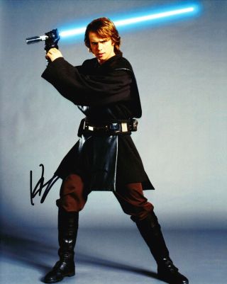 Hayden Christensen Signed 10x8 Photo Star Wars Autograph Aftal (a)