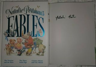 Natalie Portman Signed Fables Book 1st/1st Star Wars Rare 2