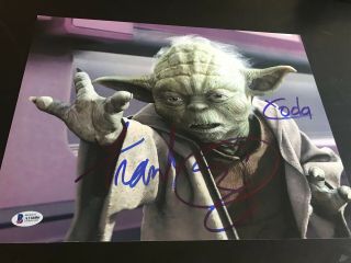 Frank Oz Signed Autograph 11x14 Photo Star Wars Yoda Harrison Ford Beckett Bas