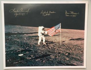 Apollo 12 Crew Signed/autographed Photo