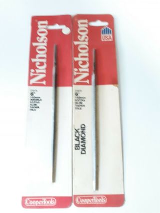 Vintage Nicholson 6in Double Extra Slim And Extra Slim Taper File