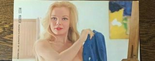 Vintage Playboy Centerfold Only Miss March 1960 Sally Sarell
