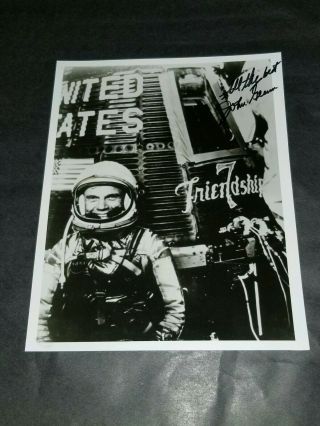 Astronaut John Glenn Nasa Autographed/ Signed Photo 1,  Friendship 7