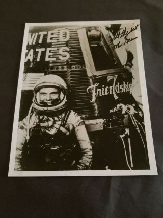 Astronaut John Glenn NASA Autographed/ Signed Photo 1,  Friendship 7 2