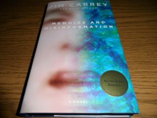 Jim Carrey Signed First Edition Autographed Book Memoirs And Misinformation