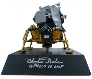 Apollo 16 Astronaut Charlie Duke Signed Lunar Module