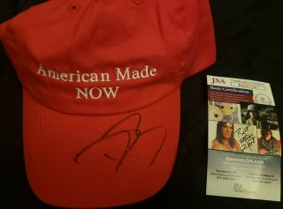 Donald Trump Jr Signed Autographed American Made Maga Hat Jsa Potus?