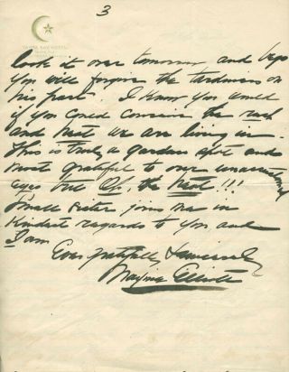 Maxine Elliott - Autograph Letter Signed 02/22/1897