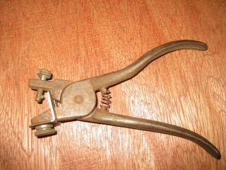 Vintage Terrill Hand Saw Tooth Setter Tool