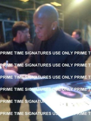 Dr.  Dre Signed The Chronic Vinyl Album Authentic Autograph Beckett Loa