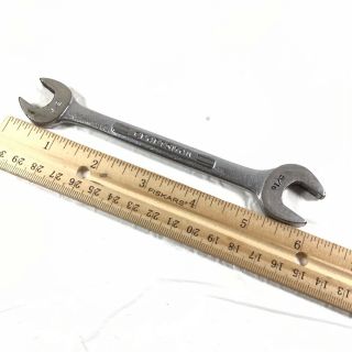 Vintage Craftsman =v= Series 1/2 " X 9/16 " Double Open End Wrench Made In Usa