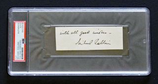 Psa/dna Michael Collins Signed Autograph Encapsulated - Nasa Apollo 11 Moon