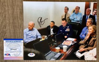 Pete Souza President Barack Obama Signed Autograph 8x10 Photo Psa/dna